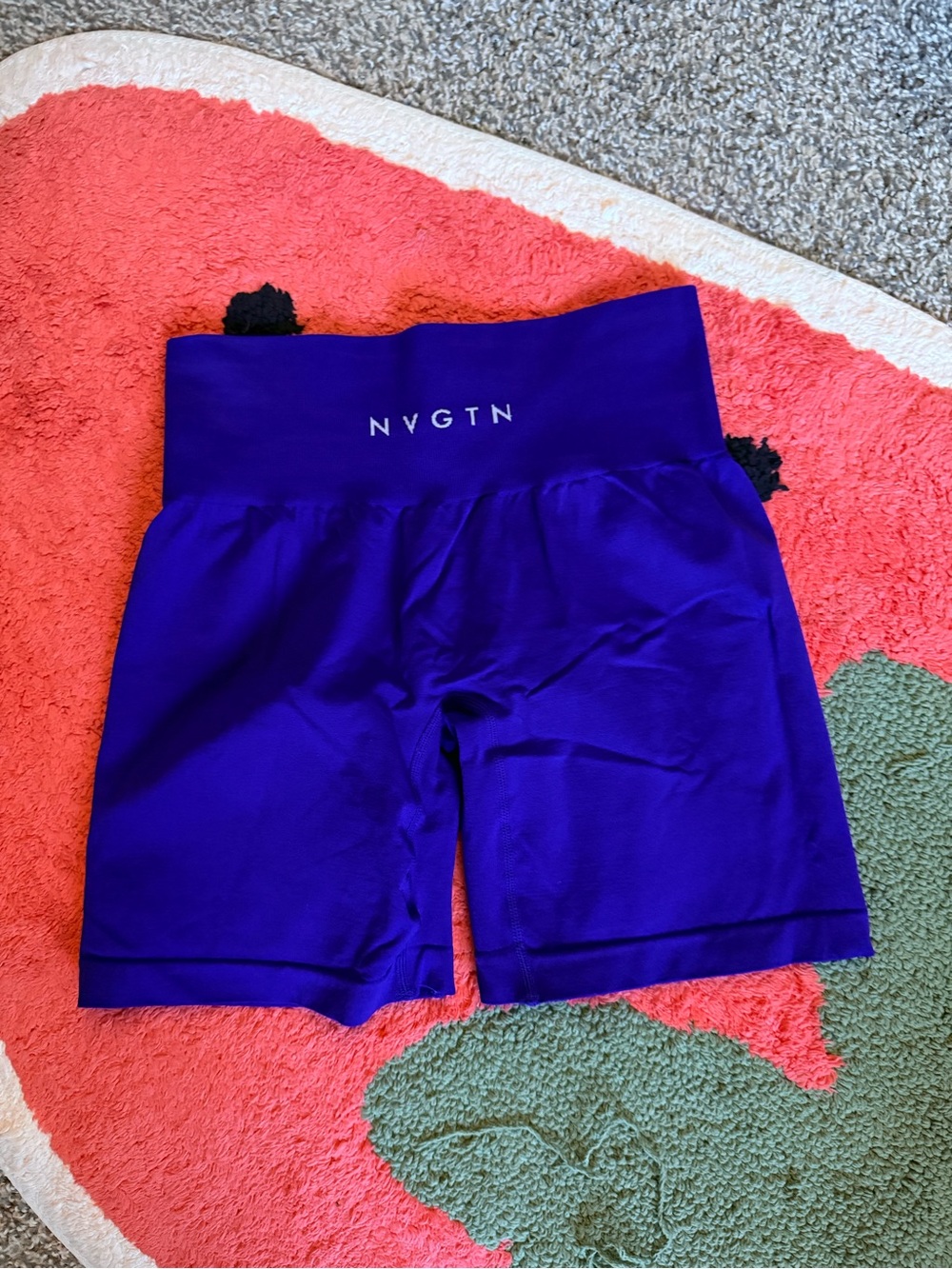 NVGTN High-Rise Royal Purple Athletic Bike Shorts
